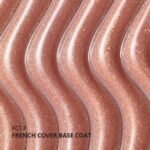 Kalıcı Oje için French Cover Rubber Base Coat FC13, Altın Simli Koyu Bronz, 10 ml - Görsel 3