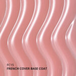 Kalıcı Oje için French Cover Rubber Base Coat FC15, Şeftali, 10 ml - Görsel 3
