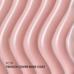 Kalıcı Oje için French Cover Rubber Base Coat FC19, Pudra Pembe, 10 ml - Görsel 3