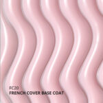 Kalıcı Oje için French Cover Rubber Base Coat FC20, Sütlü Pembe, 10 ml - Görsel 3