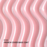 Kalıcı Oje için French Cover Rubber Base Coat FC03, Ten Rengi, 10 ml - Görsel 3