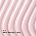 Kalıcı Oje için French Cover Rubber Base Coat FC21, Uçuk Pembe, 10 ml - Görsel 3