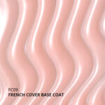 Kalıcı Oje için French Cover Rubber Base Coat FC09, Pudra, 10 ml - Görsel 3
