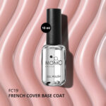 Kalıcı Oje için French Cover Rubber Base Coat FC19, Pudra Pembe, 10 ml - Görsel 4