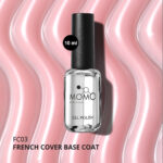 Kalıcı Oje için French Cover Rubber Base Coat FC03, Ten Rengi, 10 ml - Görsel 4