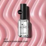 Kalıcı Oje için French Cover Rubber Base Coat FC07, Soft Pembe, 10 ml - Görsel 4