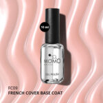 Kalıcı Oje için French Cover Rubber Base Coat FC09, Pudra, 10 ml - Görsel 4