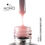 Kalıcı Oje için French Cover Rubber Base Coat FC10, Gümüş Simli Soft Pembe, 10 ml - Görsel 5