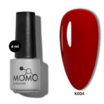 Kalıcı Oje K004, Kızıl Bordo, 4 ml