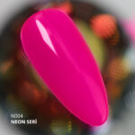 Kalıcı Oje N004  Neon Fuşya Pembe 10 ml - Görsel 4
