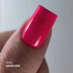 Kalıcı Oje N004  Neon Fuşya Pembe 10 ml - Görsel 2