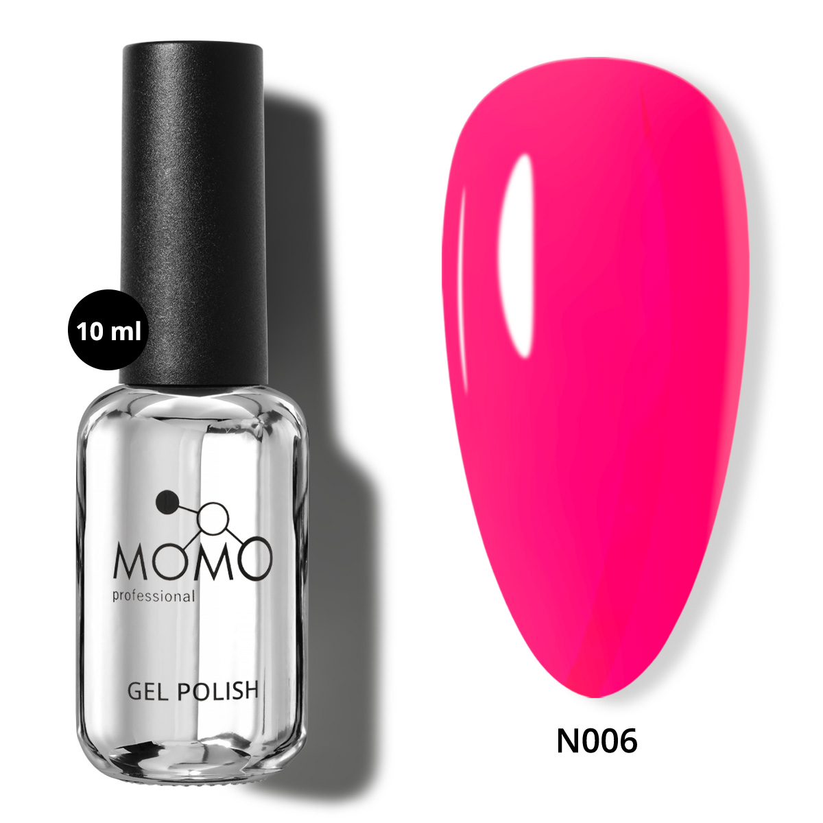 Momoprof Kalıcı Oje N006 Neon Pembe 10 ml Momoprof Kalıcı Oje N006 Neon Pembe 10 ml