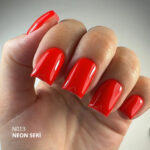 Kalıcı Oje N013, Neon Kırmızı, 14 ml - Görsel 3