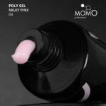 Protez Tırnak İçin Poly Gel, Poli Jel, No.03, Açık Pembe, 30 gr - Görsel 3