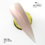 Protez Tırnak İçin Poly Gel, Poli Jel, No.04, Sütlü Bej, 30 gr - Görsel 2