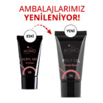 Protez Tırnak İçin Poly Gel, Poli Jel, No.09, Gül Kurusu, 30 gr - Görsel 5