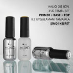 Primer (9 ml), Base Coat (10 ml) ve Top Coat (10 ml) 3’lü Set - Görsel 2