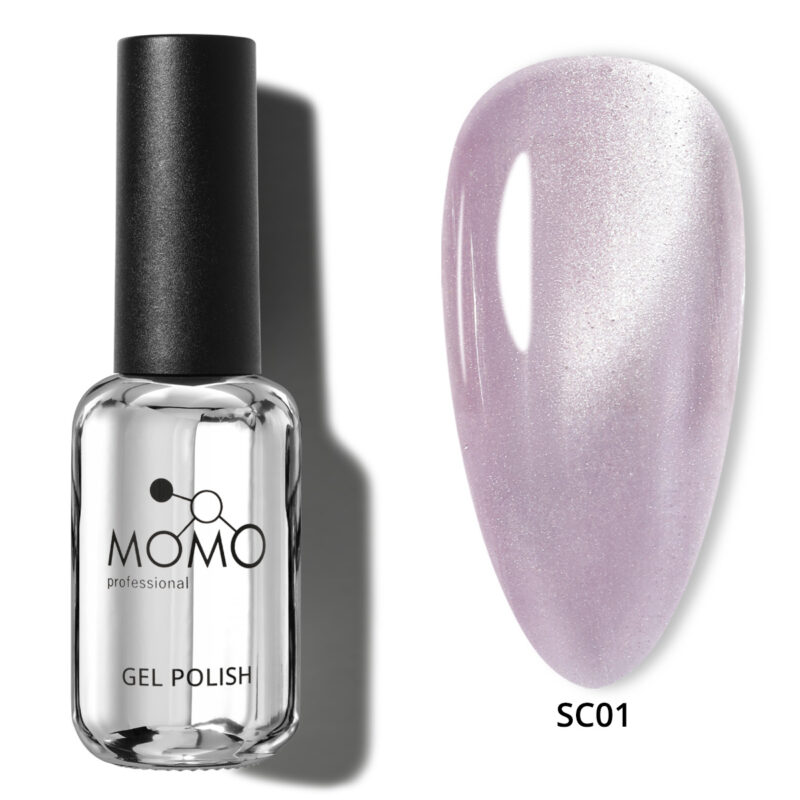 Momoprof Korean Cat Eye, Silky Cat Eye, Kedi Gözü Oje, SC01 Lila, 10 ml