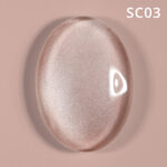 Korean Cat Eye, Silky Cat Eye, Kedi Gözü Oje, SC03 Sütlü Kahve, 10 ml - Görsel 2