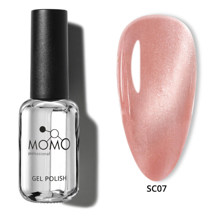 Momoprof Korean Cat Eye, Silky Cat Eye, Kedi Gözü Oje, SC07 Gül Kurusu, 10 ml