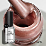 Korean Cat Eye, Silky Cat Eye, Kedi Gözü Oje, SC07 Gül Kurusu, 10 ml - Görsel 3