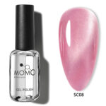 Korean Cat Eye, Silky Cat Eye, Kedi Gözü Oje, SC08 Pembe, 10 ml