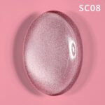 Korean Cat Eye, Silky Cat Eye, Kedi Gözü Oje, SC08 Pembe, 10 ml - Görsel 2