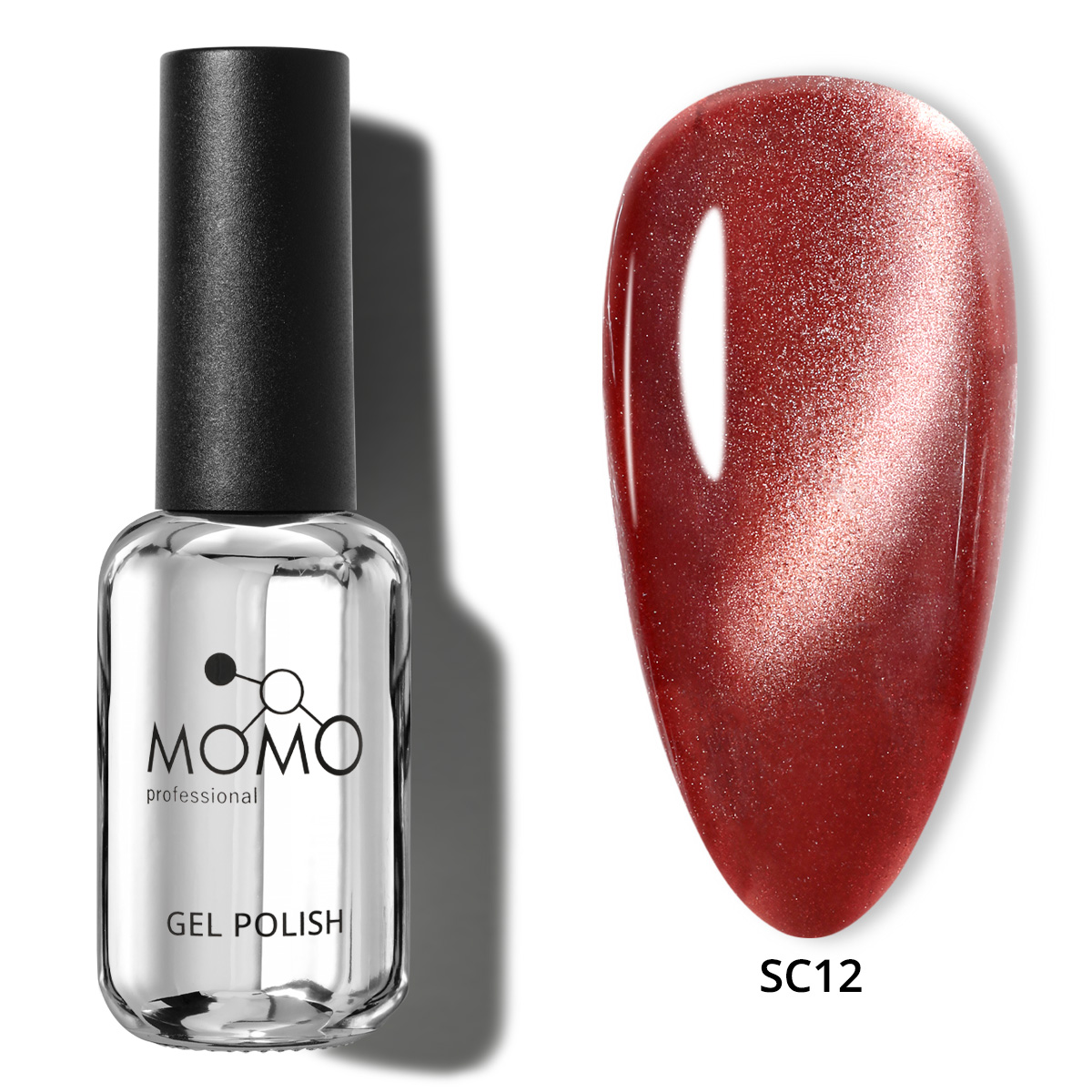 SC12-Kare-01-2.jpg Korean Cat Eye, Silky Cat Eye, Kedi Gözü Oje, SC12 Bordo, 10 ml - Görsel 1