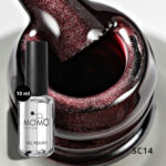 Korean Cat Eye, Silky Cat Eye, Kedi Gözü Oje, SC14 Zarif Bordo, 10 ml - Görsel 3