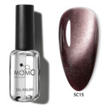 Korean Cat Eye, Silky Cat Eye, Kedi Gözü Oje, SC15 Bordo Mürdüm, 10 ml - Görsel 2