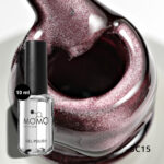 Korean Cat Eye, Silky Cat Eye, Kedi Gözü Oje, SC15 Bordo Mürdüm, 10 ml - Görsel 3