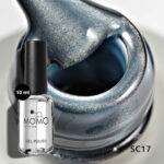 Korean Cat Eye, Silky Cat Eye, Kedi Gözü Oje, SC17 Mavi, 10 ml - Görsel 4