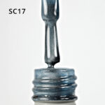 Korean Cat Eye, Silky Cat Eye, Kedi Gözü Oje, SC17 Mavi, 10 ml - Görsel 3