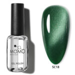 Korean Cat Eye, Silky Cat Eye, Kedi Gözü Oje, SC18 Zümrüt Yeşil, 10 ml