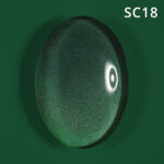 Korean Cat Eye, Silky Cat Eye, Kedi Gözü Oje, SC18 Zümrüt Yeşil, 10 ml - Görsel 2