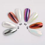 Ayna Efektli İnci Tozu, Nail Art, Kalıcı Oje Tırnak Süsleme No.01 - Görsel 2
