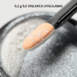 İnci Tozu Holografik Clear 0,2 gr - Görsel 4