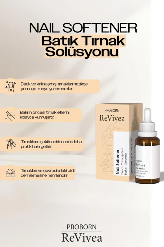 Mağaza 30 Proborn Revivea Batık Tırnak Solüsyonu (Nail Softener) 30 ml