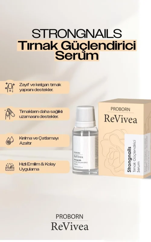 Mağaza 34 Proborn Revivea Tırnak Güçlendirici Serum(Strongnails) 10ml