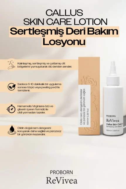 Proborn Revivea Topuk Soyucu Losyon(CALLUS SKİN CARE LOTİON)