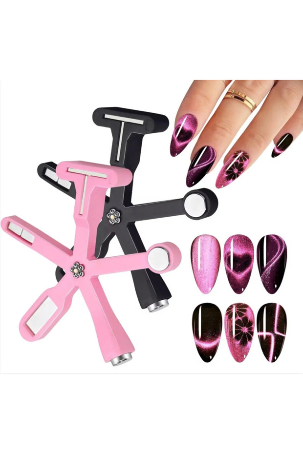 QNAİL PROFESSİONAL 6'sı Bir Arada Magnet Model Cat Eye Magnet Kedi Gözü Mıknatısı QNAİL PROFESSİONAL 6'sı Bir Arada Magnet Model Cat Eye Magnet Kedi Gözü Mıknatısı