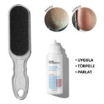 Pedikür İçin 2’li Avantajlı Set | Nasır Sökücü Jel 125 ml + Topuk Törpüsü