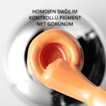 Kalıcı oje Pantone Papaya, pastel turuncu, 10 ml - Görsel 4